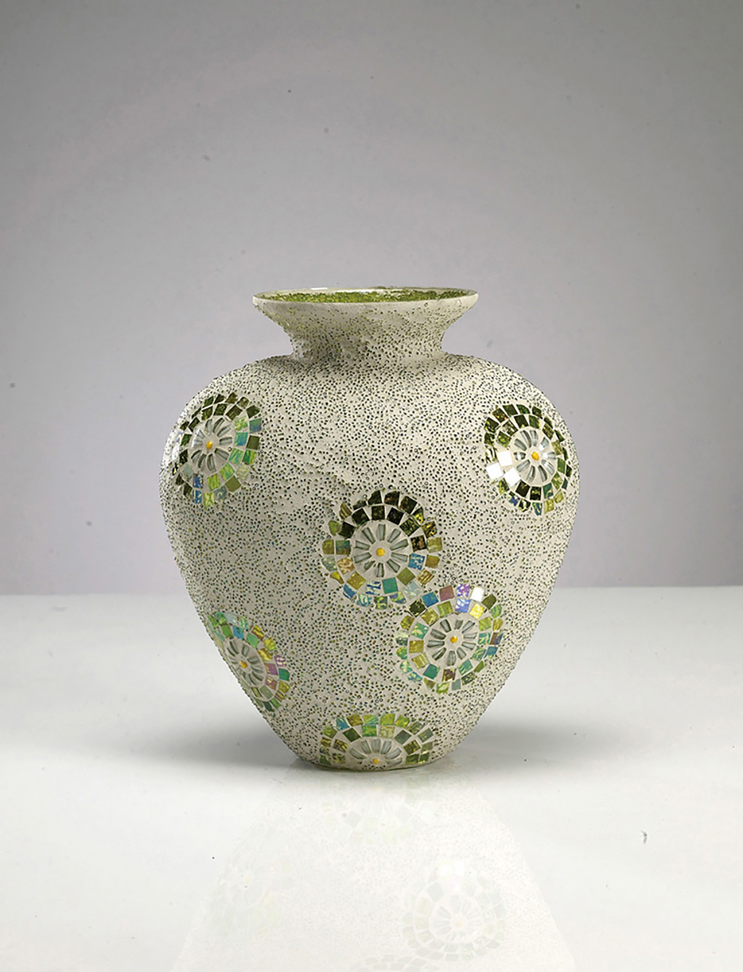 Floretta Mosaic Art Glassware Diyas Home Vases